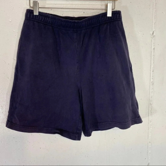 Lands End M green/blue heavy weight pull on short - Picture 5 of 9